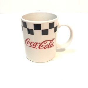 Vintage Coca Cola Mug, 1996 Racing Theme, Coffee Cup